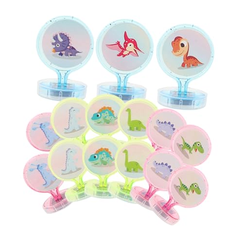 BESPORTBLE 50 Stück Teiliges Stempelset mit Niedlichen Dinosaurier und Tiermotiven Mitgebsel für Partys Kreative Belohnungen und DIY Projekte für Kindergarten und Schulfeiern von BESPORTBLE