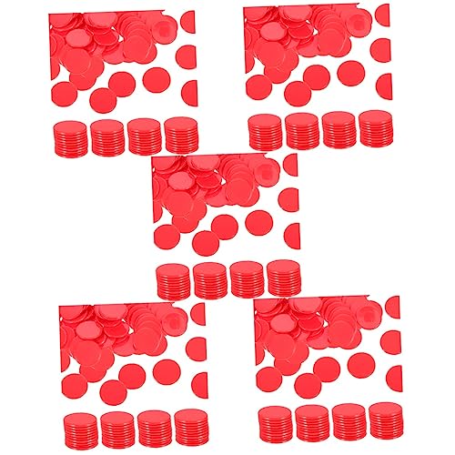 BESPORTBLE 500 Stck. Rote Spielchips aus Langlebige Gambling Chips für Bingo Spielmarkierungen und Belohnungen Glatte Oberfläche Vielseitig für Kinderlernspiele und Partyzubehör BESPORTBLE 500 Stck. Rote Spielchips aus Langlebige Gambling Chips für Bingo Spielmarkierungen und Belohnungen Glatte Oberfläche Vielseitig für Kinderlernspiele und Partyzubehör von BESPORTBLE