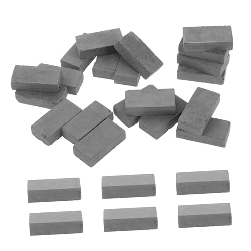 BESPORTBLE 50Stücke Bausteine für Handgefertigte Gefälschte für Kreative DIY Projekte und Architekturmodelle zum Basteln und Landschaftsbau von BESPORTBLE