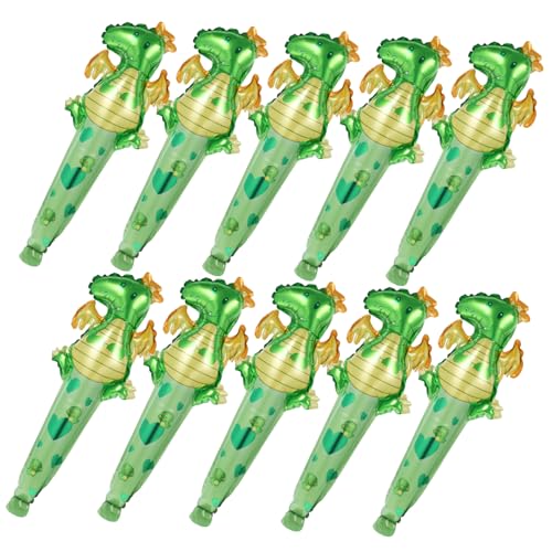 BESPORTBLE 50Stücke Dinosaurier Folienballons Aufblasbare Tier Sticks für Geburtstagsfeiern und Dekoration Leuchtende Farben für Innen und Außeneinsatz BESPORTBLE 50Stücke Dinosaurier Folienballons Aufblasbare Tier Sticks für Geburtstagsfeiern und Dekoration Leuchtende Farben für Innen und Außeneinsatz von BESPORTBLE