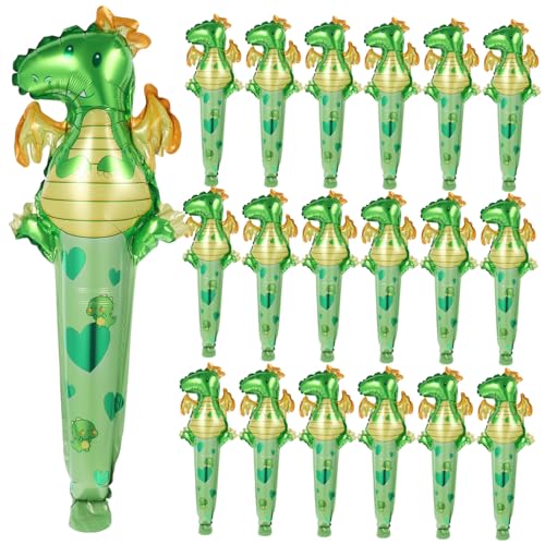 BESPORTBLE 50Stücke Dinosaurier Folienballons Handheld Aufblasbare Ballons Für Kindergeburtstag Und Party Dekoration Dino Form Luftballons Für Kreative Feiern von BESPORTBLE