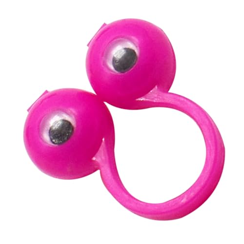 BESPORTBLE 50Stücke Große Augen Fingerpuppen Augapfelringe Lustiges Fingerspielzeug Für Puppentheater Rollenspiele Und Partys Zufällige Farben von BESPORTBLE