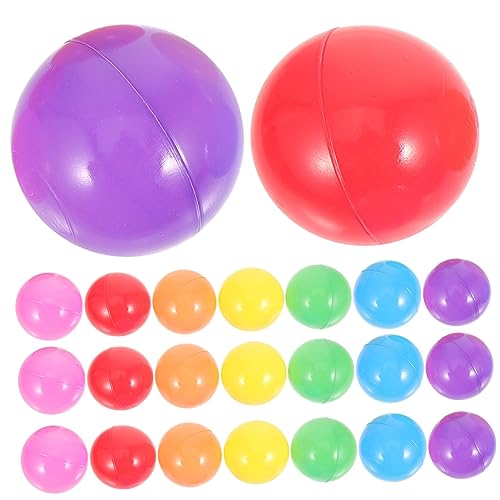 BESPORTBLE 50Stücke Kunststoffbälle Für Ballgrube Für Swimmingpool Wahl Für Farbenfrohe Ocean Balls Im Netzbeutel von BESPORTBLE