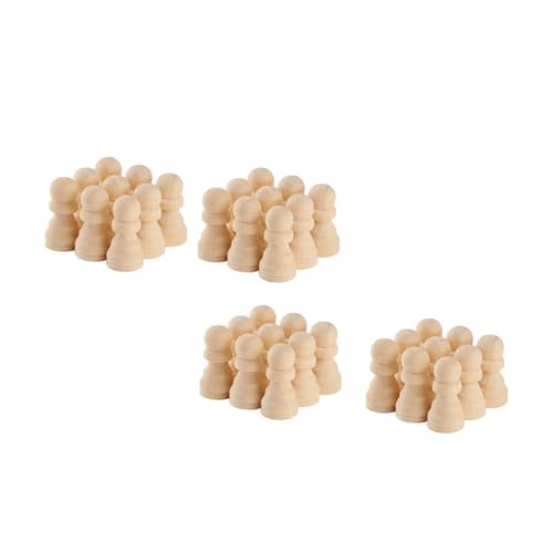 BESPORTBLE 50Stücke Leere Hölzerne Schachfiguren DIY Malset für Handbemalbare Puppen für Kreative Bastelprojekte und Lernspiele BESPORTBLE 50Stücke Leere Hölzerne Schachfiguren DIY Malset für Handbemalbare Puppen für Kreative Bastelprojekte und Lernspiele von BESPORTBLE