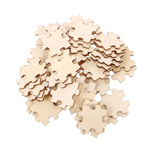 BESPORTBLE 50Stücke Leere Holzpuzzleteile DIY Zeichnungspuzzle Kreative Bastelideen zur Raumdekoration für Koordination und Problemlösungsfähigkeiten BESPORTBLE 50Stücke Leere Holzpuzzleteile DIY Zeichnungspuzzle Kreative Bastelideen zur Raumdekoration für Koordination und Problemlösungsfähigkeiten von BESPORTBLE