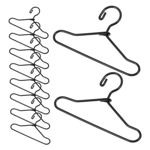 BESPORTBLE 55Stücke Mini Puppen Kleiderbügel Aus Kleine Lebensechte Kleiderbügel Für Puppenkleidung Und Dekoration Kleiderbügel Für Puppenhaus von BESPORTBLE
