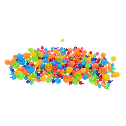 BESPORTBLE 592 Stücke Pilznagel für Kreative DIY Aktivitäten Pädagogisches Nagelpuzzle Feinmotorik und Hand Augen Koordination von BESPORTBLE