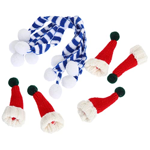 BESPORTBLE 5Sätze Mini Weihnachtsstrickhüte Und Schals Zur Dekoration Von Flaschen Puppen Und DIY Projekten Wollmützen Und Weihnachten BESPORTBLE 5Sätze Mini Weihnachtsstrickhüte Und Schals Zur Dekoration Von Flaschen Puppen Und DIY Projekten Wollmützen Und Weihnachten von BESPORTBLE