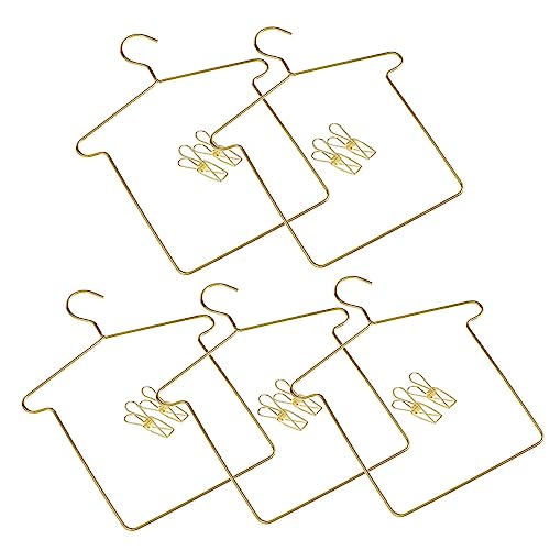 BESPORTBLE 5Sätze Puppenkleiderbügel Für Puppen Puppen Outfit Aufbewahrung Mit Hosenbügeln Und Kleiderhaltern Goldene Puppenzubehör Für Puppenhaus BESPORTBLE 5Sätze Puppenkleiderbügel Für Puppen Puppen Outfit Aufbewahrung Mit Hosenbügeln Und Kleiderhaltern Goldene Puppenzubehör Für Puppenhaus von BESPORTBLE