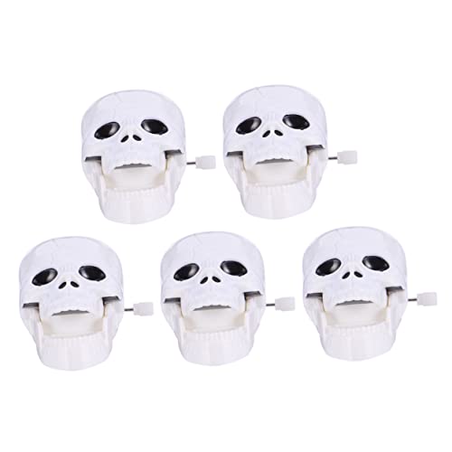 BESPORTBLE 5Stücke Aufziehspielzeug Schädel Für Halloween Kreatives Lustiges Für Erwachsene Für Dekorationen Und Interaktive Spiele von BESPORTBLE