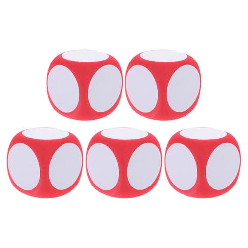 BESPORTBLE 5Stücke DIY Schaumstoffwürfel Abgerundete Lackierbare Würfel für Partyspiele Matheunterricht und Schulaktivitäten Leise und Langlebig für Familien BESPORTBLE 5Stücke DIY Schaumstoffwürfel Abgerundete Lackierbare Würfel für Partyspiele Matheunterricht und Schulaktivitäten Leise und Langlebig für Familien von BESPORTBLE