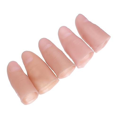 BESPORTBLE 5Stücke Fingerabdeckung Realistisches Cover für Spaß Hautfarbe für Erwachsene Zaubershows und Streiche BESPORTBLE 5Stücke Fingerabdeckung Realistisches Cover für Spaß Hautfarbe für Erwachsene Zaubershows und Streiche von BESPORTBLE