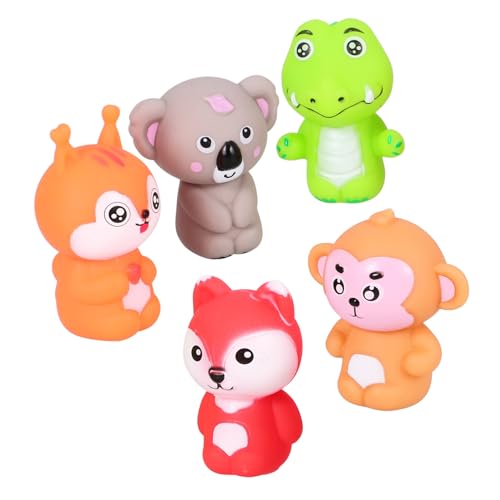 BESPORTBLE 5Stücke Fingerpuppen Für Lustige Handpuppen Für Geschichtenerzählen Und Kreative Spiele Tierische Fingerpuppen Bunten Designs Für Interaktive von BESPORTBLE