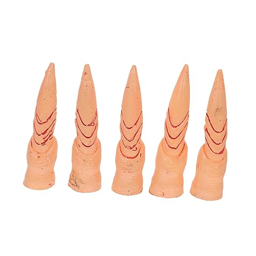 BESPORTBLE 5Stücke Halloween Hexenfingerabdeckungen Gruselige Requisiten Für Kostümpartys Einflößendes Design Aus Langlebigem Passend Für Finger BESPORTBLE 5Stücke Halloween Hexenfingerabdeckungen Gruselige Requisiten Für Kostümpartys Einflößendes Design Aus Langlebigem Passend Für Finger von BESPORTBLE
