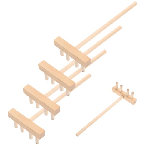 BESPORTBLE 5Stücke Holzrechen Für Sandkasten Kreatives Rechenhandwerk Aus Holz Dekoratives Für Sandspielzeug Und Sandkastenspiel BESPORTBLE 5Stücke Holzrechen Für Sandkasten Kreatives Rechenhandwerk Aus Holz Dekoratives Für Sandspielzeug Und Sandkastenspiel von BESPORTBLE