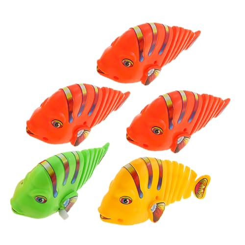 BESPORTBLE 5Stücke Interaktives Aufziehspielzeug Fisch Fischspielzeuge Für Party Und Wasserspielzeug Für Endlosen Spaß Im Pool Und Beim BESPORTBLE 5Stücke Interaktives Aufziehspielzeug Fisch Fischspielzeuge Für Party Und Wasserspielzeug Für Endlosen Spaß Im Pool Und Beim von BESPORTBLE