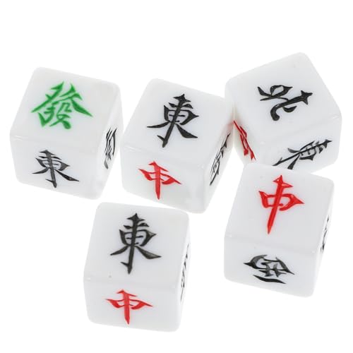 BESPORTBLE 5Stücke Mahjong für Brettspiele Familienfeiern und Bars Leicht zu Greifen aus Praktische Spielrequisite für Mehr Spaß BESPORTBLE 5Stücke Mahjong für Brettspiele Familienfeiern und Bars Leicht zu Greifen aus Praktische Spielrequisite für Mehr Spaß von BESPORTBLE