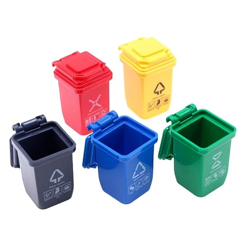 BESPORTBLE Mini-mülleimer-Set 5-teilig Mülleimer-Figur Für Tischdekoration BESPORTBLE Mini-mülleimer-Set 5-teilig Mülleimer-Figur Für Tischdekoration von BESPORTBLE