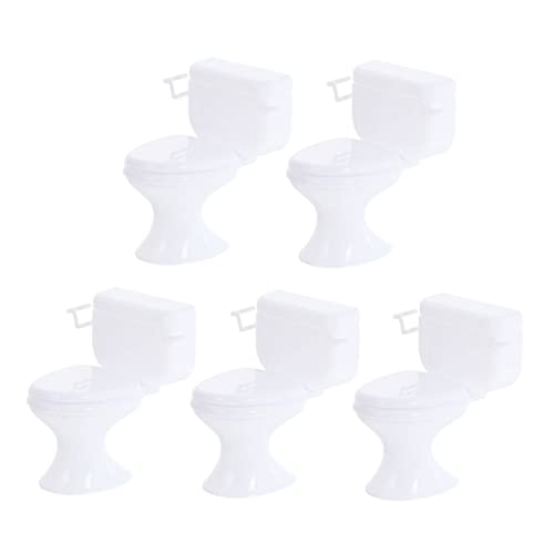 BESPORTBLE 5Stücke Miniaturmöbel Realistische Badezimmertoilette Puppenmöbel Dekoration Für Puppenhaus Weißes Mikrotöpfchen Für Badezimmeraccessoires BESPORTBLE 5Stücke Miniaturmöbel Realistische Badezimmertoilette Puppenmöbel Dekoration Für Puppenhaus Weißes Mikrotöpfchen Für Badezimmeraccessoires von BESPORTBLE