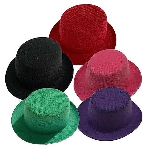 BESPORTBLE 5Stücke Miniaturpuppenhüte Langlebige Hüte Für Puppendekoration Partys Und Kreative DIY Projekte Für Besondere von BESPORTBLE