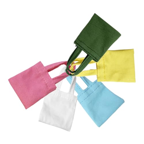 BESPORTBLE 5 Stücke Kleiner Puppen Umhängetasche aus Canvas Dekorative Cartoon Tasche für Puppen Puppenhaus Zubehör Kleiner Canvas Tasche für Deko BESPORTBLE 5 Stücke Kleiner Puppen Umhängetasche aus Canvas Dekorative Cartoon Tasche für Puppen Puppenhaus Zubehör Kleiner Canvas Tasche für Deko von BESPORTBLE