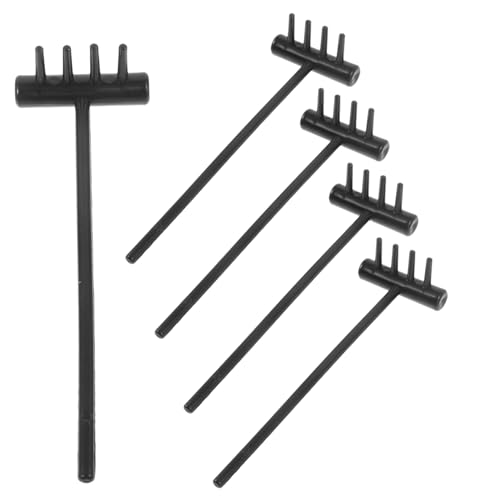 BESPORTBLE 5Stücke Sandrechen aus Langlebigem Praktische Gartenwerkzeuge für Sandkasten Zen und Kreative Dekorationen Elegante und Sichere von BESPORTBLE