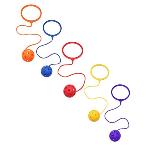 BESPORTBLE 5stücke Jump Leg Ankle Toy Lustiges Sportspielzeug Für Junge Mädchen Farben Zufällig Für Drinnen Und Draußen Fördert Bewegung Und Koordination von BESPORTBLE