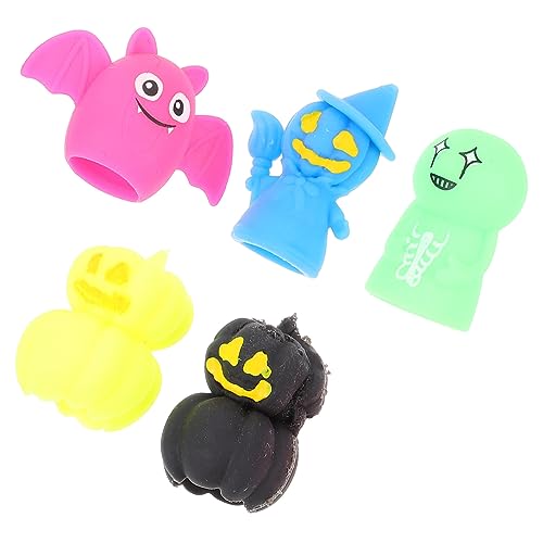 BESPORTBLE 5Stücke Teiliges Halloween Fingerpuppen Spielzeugset Süße Fingerpuppen Für Halloween Partys Interaktives Langlebig Aus Sicherem Material Mitgebsel Oder von BESPORTBLE