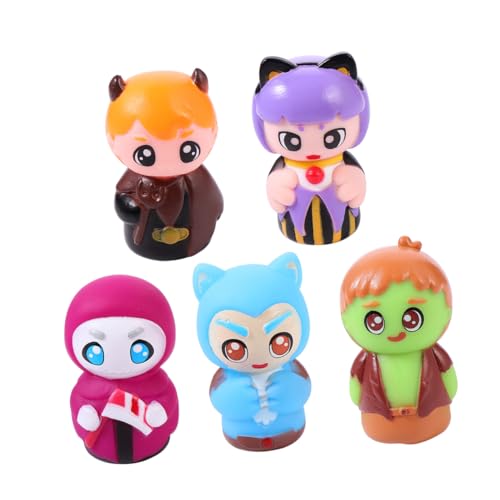 BESPORTBLE 5Stücke Teiliges Halloween Fingerpuppen aus Kreative Handspielzeuge für Fördert Fantasie Kommunikation und Eltern Junge Mädchen Interaktion Realistische Modelle von BESPORTBLE