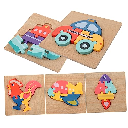 BESPORTBLE 5Stücke Teiliges Holz Puzzle Für Kleinkinder Mit Aufbewahrungsbox Pädagogisches Lernspielzeug Kognitiven Fähigkeiten Mit Tieren Fahrzeugen Und Formen BESPORTBLE 5Stücke Teiliges Holz Puzzle Für Kleinkinder Mit Aufbewahrungsbox Pädagogisches Lernspielzeug Kognitiven Fähigkeiten Mit Tieren Fahrzeugen Und Formen von BESPORTBLE
