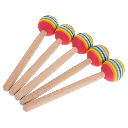 BESPORTBLE 5Stücke Trommelstöcke mit Schwammspitzen Weiche und Sichere Percussion Sticks aus Holz für Musikinstrumente für Kreatives und Musikalische Entwicklung BESPORTBLE 5Stücke Trommelstöcke mit Schwammspitzen Weiche und Sichere Percussion Sticks aus Holz für Musikinstrumente für Kreatives und Musikalische Entwicklung von BESPORTBLE