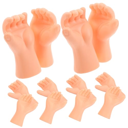 BESPORTBLE 6 Paare Miniatur Puppenhände mit Verstellbaren Gelenken Realistische Kunststoff Ersatzteile für DIY Puppenbau Detailreiche Bastel Zubehör für Puppenreparatur und Handwerksprojekte von BESPORTBLE