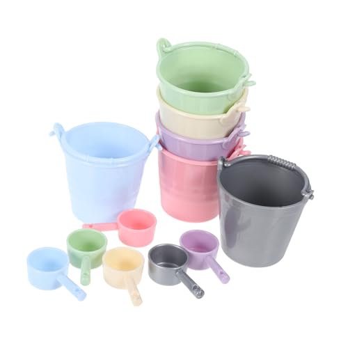 BESPORTBLE 6 Sätze Miniatur -eimerspielzeug Spielzeugeimer -gartengeräte Beach Gartenspielzeug Strandspielzeug Für Kleinkinder Dollhouse -reinigungsmittel Plastik BESPORTBLE 6 Sätze Miniatur -eimerspielzeug Spielzeugeimer -gartengeräte Beach Gartenspielzeug Strandspielzeug Für Kleinkinder Dollhouse -reinigungsmittel Plastik von BESPORTBLE