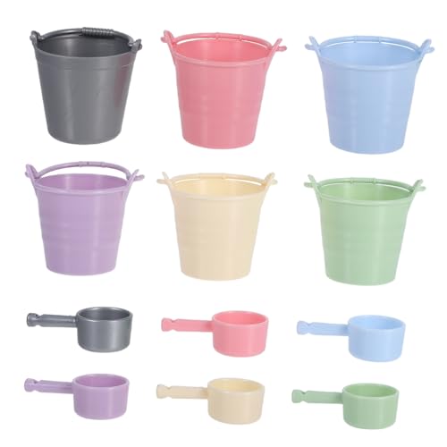 BESPORTBLE 6 Sets Miniatur Eimerspielzeug Puppenhaus Kleinkinderspielzeug Für Draußen Puppenhauszubehör Mini Reinigungswerkzeuge Eimer Und Kübel Für Puppenhauseimer Sommerspielzeug BESPORTBLE 6 Sets Miniatur Eimerspielzeug Puppenhaus Kleinkinderspielzeug Für Draußen Puppenhauszubehör Mini Reinigungswerkzeuge Eimer Und Kübel Für Puppenhauseimer Sommerspielzeug von BESPORTBLE