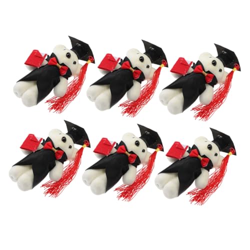 BESPORTBLE 6 Stück Abschlussbär Dolls Entzückende Doktorbären für DIY Bouquets Dekorationen zur Graduierung Große Plüschfiguren Fotorequisiten für Abschluss BESPORTBLE 6 Stück Abschlussbär Dolls Entzückende Doktorbären für DIY Bouquets Dekorationen zur Graduierung Große Plüschfiguren Fotorequisiten für Abschluss von BESPORTBLE