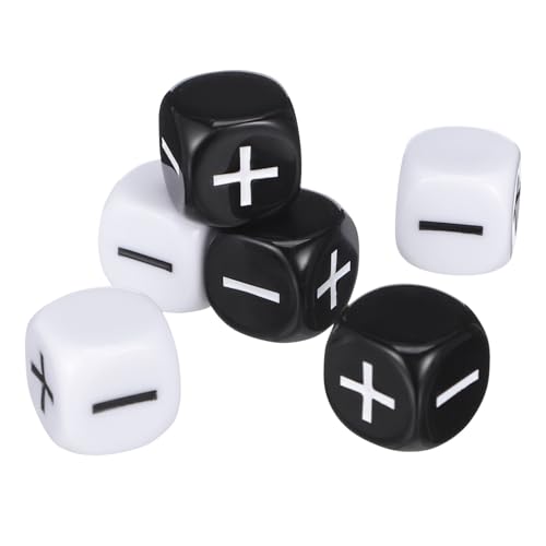 BESPORTBLE 6 Stück Additions Und Subtraktionssymbol Würfelspiel Lernspielzeug Für 6 Seitige Würfel Mathematik Zählwürfel Symbole Tischwürfel Weiße Rechenwürfel Minus Kunststoff BESPORTBLE 6 Stück Additions Und Subtraktionssymbol Würfelspiel Lernspielzeug Für 6 Seitige Würfel Mathematik Zählwürfel Symbole Tischwürfel Weiße Rechenwürfel Minus Kunststoff von BESPORTBLE
