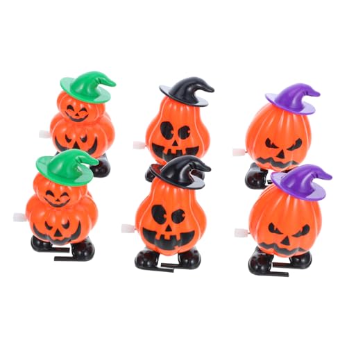 BESPORTBLE 6 Stück Mini Aufziehspielzeuge für Halloween Partys Kleine für Mitgebsel Tüten und Klassenraum Belohnungen Kürbis Figuren von BESPORTBLE