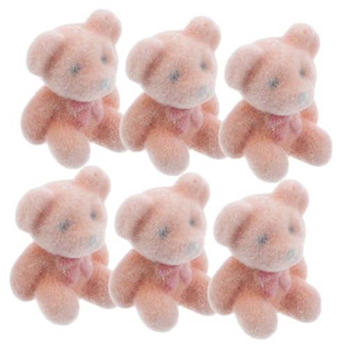 BESPORTBLE 6 Stück Mini Bär Plüschtiere DIY Hochzeits und Partygeschenke Kleine Kuscheltiere für Shower Geburtstagsfeiern Kreative Bastelaccessoires von BESPORTBLE