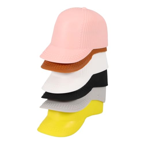 BESPORTBLE 6 Stück Miniatur Hüte für Puppen Bunte Spitzenkappen als DIY Zubehör für Puppen für Bastelprojekte und Puppenhaus Dekorationen von BESPORTBLE