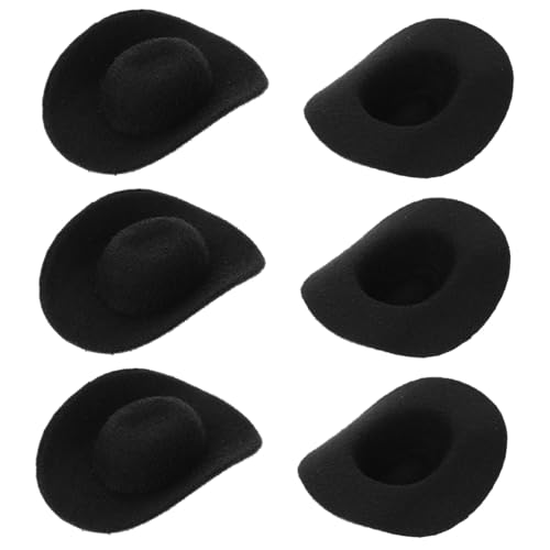 BESPORTBLE 6 Stück Miniatur Jazz und Western Hüte aus Realistisch Gestaltete Kleine Filzhüte für DIY Bastelprojekte Puppendekoration und Vielseitige Spielaccessoires BESPORTBLE 6 Stück Miniatur Jazz und Western Hüte aus Realistisch Gestaltete Kleine Filzhüte für DIY Bastelprojekte Puppendekoration und Vielseitige Spielaccessoires von BESPORTBLE