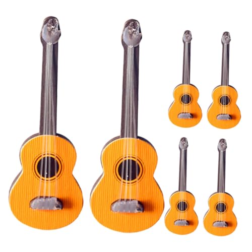 BESPORTBLE 6 Stück Miniature Gitarrenmodell für Puppenhaus Dekoration Klassische und Elektrische Gitarren Authentische Nachbildung Perfektes Zubehör für Musikzimmer und Fotografie BESPORTBLE 6 Stück Miniature Gitarrenmodell für Puppenhaus Dekoration Klassische und Elektrische Gitarren Authentische Nachbildung Perfektes Zubehör für Musikzimmer und Fotografie von BESPORTBLE