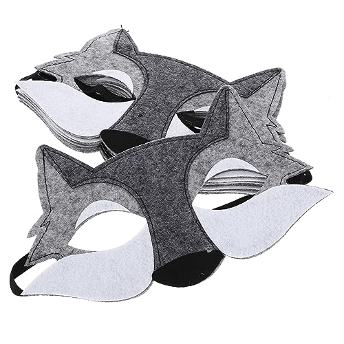 BESPORTBLE 6 Stück Oberfläche aus Vliesfilz halloween costume halloween kleidung halloween decoration halloweendeko faschingsmasken Tiergesichtsmaske Tiere Halbmaske Masken-Cosplay gefühlt von BESPORTBLE