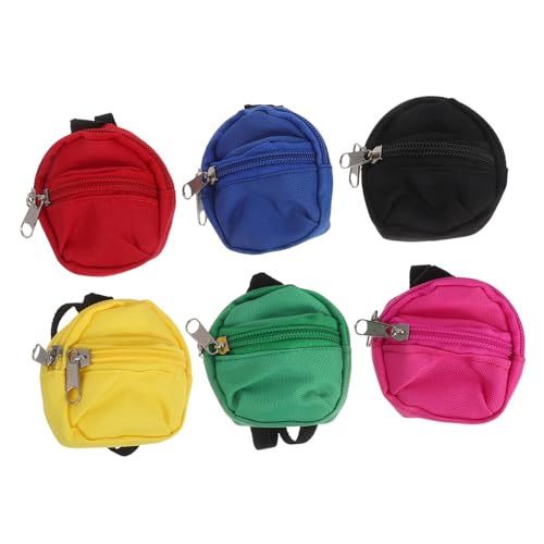 BESPORTBLE 6 Stück Puppenrucksack Miniatur-puppenzubehör Puppenhaus-szenerie-Requisiten Puppenstubentasche Spielzeugbabywechslertasche Mini-spielzeugrucksack Rucksack Vorgeben Nylon BESPORTBLE 6 Stück Puppenrucksack Miniatur-puppenzubehör Puppenhaus-szenerie-Requisiten Puppenstubentasche Spielzeugbabywechslertasche Mini-spielzeugrucksack Rucksack Vorgeben Nylon von BESPORTBLE