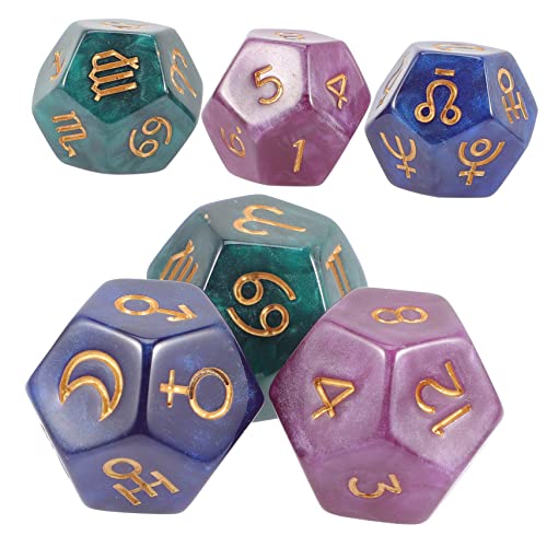 BESPORTBLE 6 Stück Seitige Astrologie Würfel Leichte Kompakte Divinationswürfel für Tarot und Brettspiele für Partys Sammlerstück BESPORTBLE 6 Stück Seitige Astrologie Würfel Leichte Kompakte Divinationswürfel für Tarot und Brettspiele für Partys Sammlerstück von BESPORTBLE