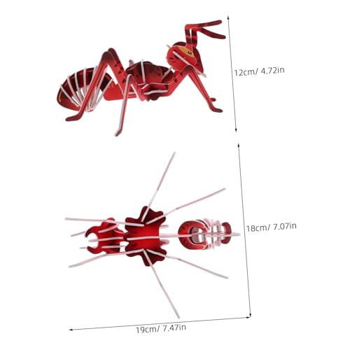 BESPORTBLE 6 Stück Teiliges Ameisen Puzzle DIY Bastelset aus Pappe Edukatives Insektenmodell für Fördert Feinmotorik Kreativität und Naturwissenschaftliches Lernen Einfach Zusammenzubauen BESPORTBLE 6 Stück Teiliges Ameisen Puzzle DIY Bastelset aus Pappe Edukatives Insektenmodell für Fördert Feinmotorik Kreativität und Naturwissenschaftliches Lernen Einfach Zusammenzubauen von BESPORTBLE
