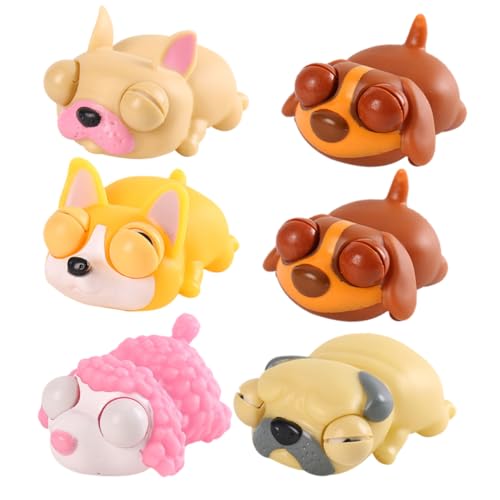 BESPORTBLE 6 Stück Teiliges Anti Stress Kleine Niedliche Miniatur Figuren für Party Dekoration und Sensorisches Training von BESPORTBLE