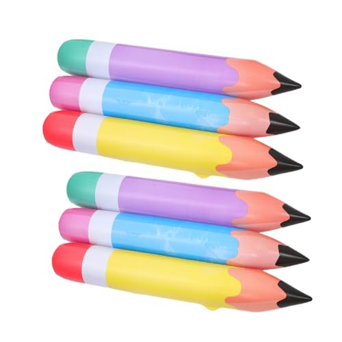 BESPORTBLE 6 Stück Teiliges Aufblasbare Bleistifte aus PVC Langlebige Schulanfangs Deko Bunte Riesen Bleistift Ballons für Klassenraum Partys Einfach Aufzublasen und Wiederverwendbar Party BESPORTBLE 6 Stück Teiliges Aufblasbare Bleistifte aus PVC Langlebige Schulanfangs Deko Bunte Riesen Bleistift Ballons für Klassenraum Partys Einfach Aufzublasen und Wiederverwendbar Party von BESPORTBLE