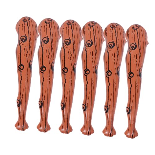 BESPORTBLE 6 Stück Teiliges Aufblasbares Baseballspiel Zubehör Inflatable Cave Bat Stick Kostüm für Halloween Cosplay und Partydekoration Leicht und Tragbar Einfach zu von BESPORTBLE