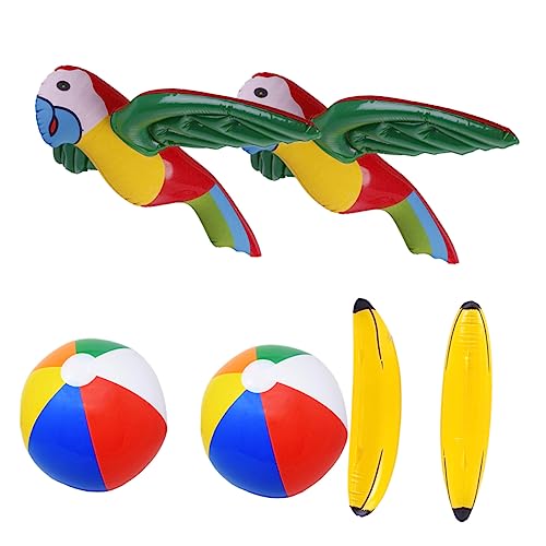 BESPORTBLE 6 Stück Teiliges Aufblasbares für Bunte Tier Simulation Spielzeuge für Wasser und Strandspiele Papagei Banane Strandball Sicheres und Kreatives Wasserspielzeug für Junge Mädchen BESPORTBLE 6 Stück Teiliges Aufblasbares für Bunte Tier Simulation Spielzeuge für Wasser und Strandspiele Papagei Banane Strandball Sicheres und Kreatives Wasserspielzeug für Junge Mädchen von BESPORTBLE