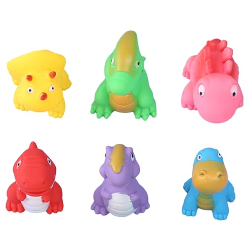 BESPORTBLE 6 Stück Teiliges Badespielzeug Dinosaurier Elastische Geräuschaktive Badewannenspielzeuge für Verschleißfest Sicher und Hautfreundlich für Kleinkinder und Planschbeckenspaß BESPORTBLE 6 Stück Teiliges Badespielzeug Dinosaurier Elastische Geräuschaktive Badewannenspielzeuge für Verschleißfest Sicher und Hautfreundlich für Kleinkinder und Planschbeckenspaß von BESPORTBLE